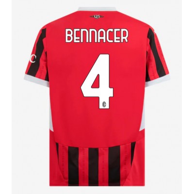 Dres AC Milan Ismael Bennacer #4 Domaci 2024-25 Kratak Rukav Dres AC Milan Ismael Bennacer #4 Domaci 2024-25 Kratak Rukav
